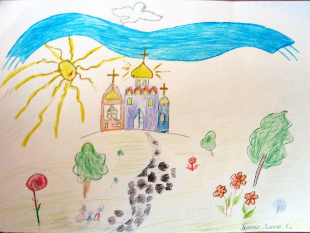 Sunnuntaikoulun käsitöitä