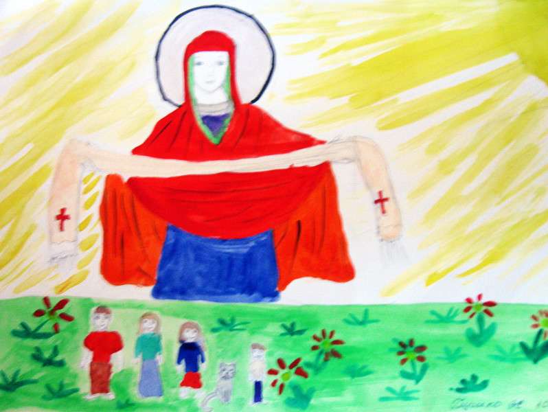 Sunnuntaikoulun käsitöitä