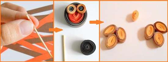 paperi käsityö pöllö