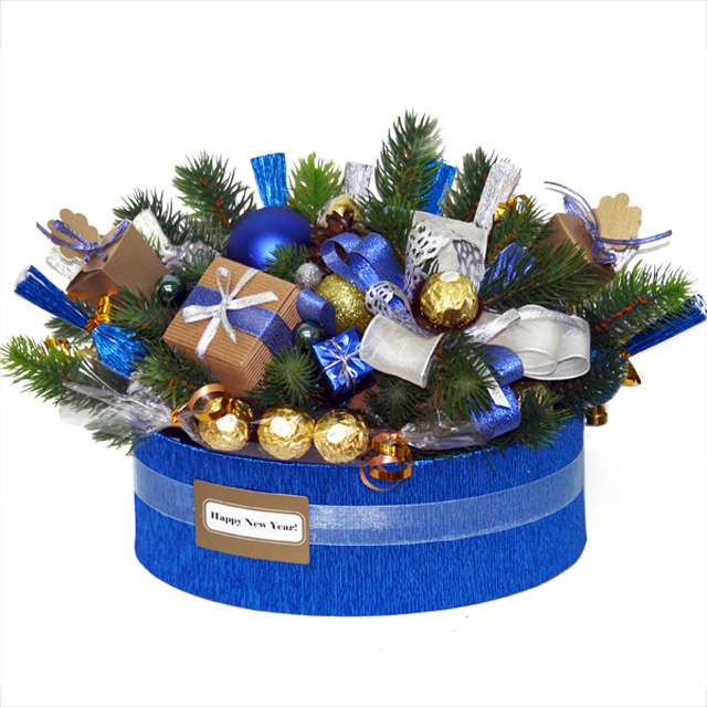 Teemme makeita lahjoja uudelle vuodelle kimppuja karkkeja uudelle vuodelle 2018