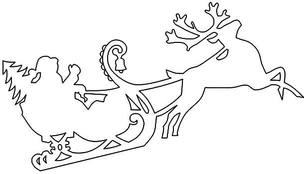 vytynanka -koira uudelle vuodelle