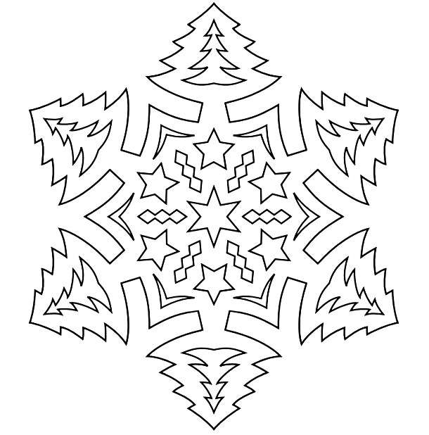 vytynanka uuden vuoden tulosteeseen