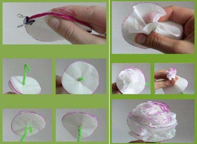 DIY serviet nelliker trin for trin foto