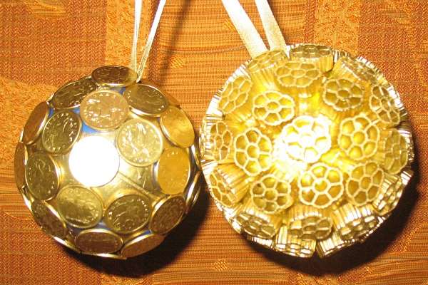 Joulupallon sisustus