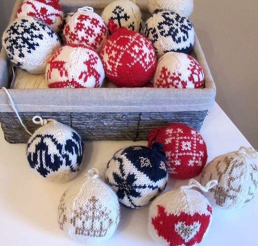 DIY joulupallot sisustus