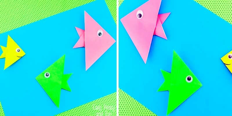 Kuinka tehdä paperikala omin käsin + kalamalli leikkaamiseen