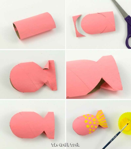 Kuinka tehdä paperikala omin käsin + kalamalli leikkaamiseen