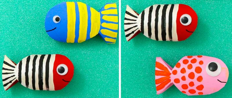 Kuinka tehdä paperikala omin käsin + kalamalli leikkaamiseen