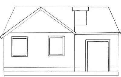 Ako nakresliť krásny dom svojich snov ceruzkou krok za krokom - ako nakresliť dvojpodlažný dom?