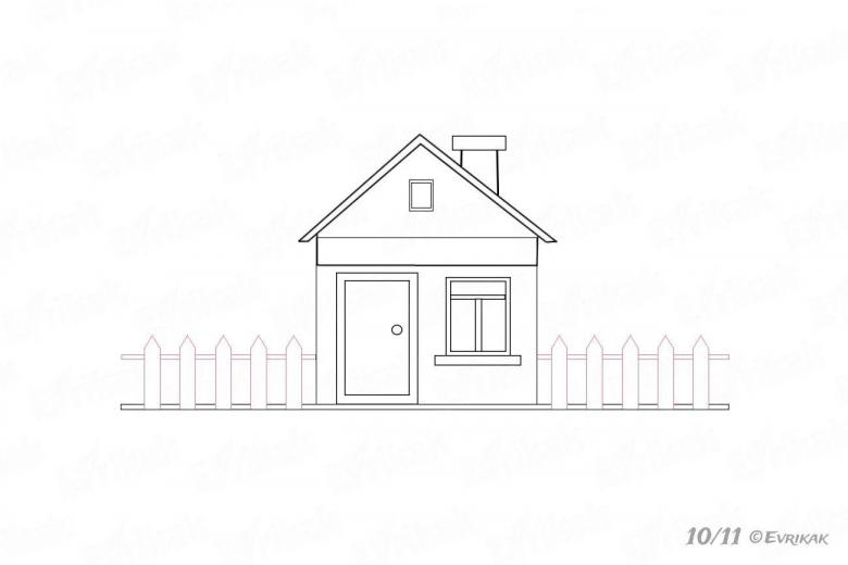 Ako nakresliť krásny dom svojich snov ceruzkou krok za krokom - ako nakresliť dvojpodlažný dom?