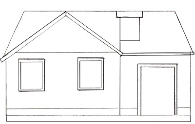 Ako nakresliť krásny dom svojich snov ceruzkou krok za krokom - ako nakresliť dvojpodlažný dom?