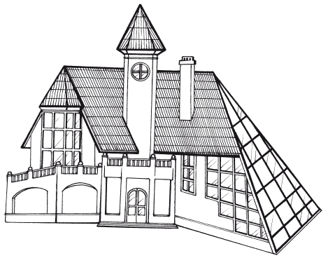 Ako nakresliť krásny dom svojich snov ceruzkou krok za krokom - ako nakresliť dvojpodlažný dom?