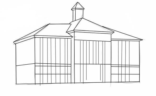 Ako nakresliť krásny dom svojich snov ceruzkou krok za krokom - ako nakresliť dvojpodlažný dom?