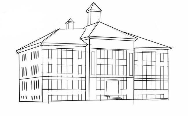 Ako nakresliť krásny dom svojich snov ceruzkou krok za krokom - ako nakresliť dvojpodlažný dom?