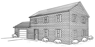 Ako nakresliť krásny dom svojich snov ceruzkou krok za krokom - ako nakresliť dvojpodlažný dom?