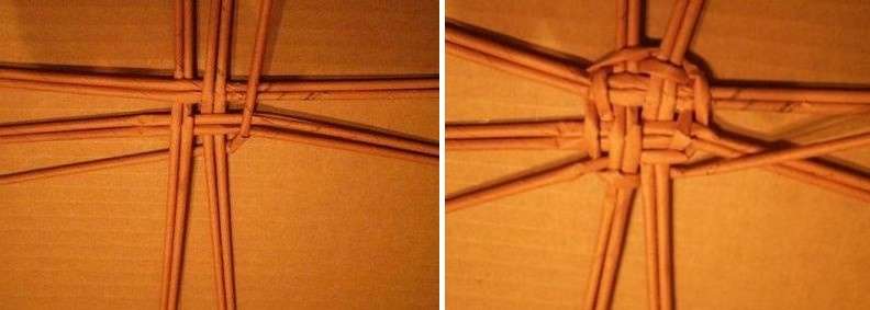 For begyndere hatmagere er det bedre at vælge en let vævningsmulighed uden komplekse overgange og mønstre. Dette hjælper dig med at fokusere på vævningsprocessen og mestre hovedtrækkene i dette håndarbejde.