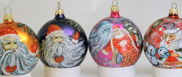 πώς να βάψετε μια χριστουγεννιάτικη μπάλα με τα χέρια σας