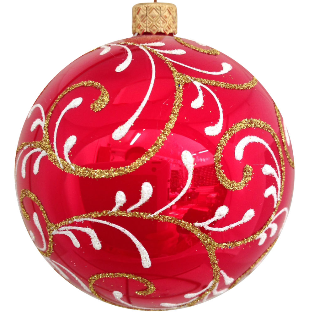 πώς να βάψετε μια χριστουγεννιάτικη μπάλα