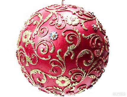 πώς να βάψετε μια χριστουγεννιάτικη μπάλα