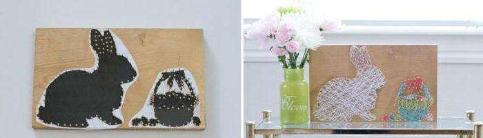 πίνακες με νήματα και καρφιά όπως λένε