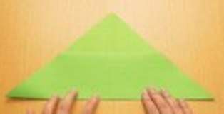 ohýbame obrobok pozdĺž neho, aby sme vizuálne získali trojuholník