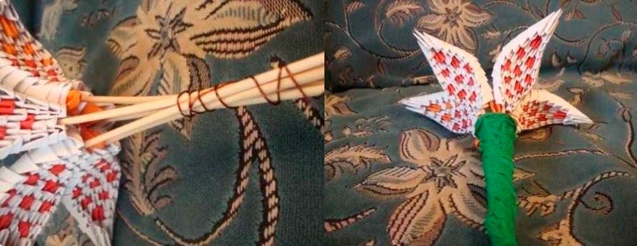 Αρθρωτά κρίνα origami