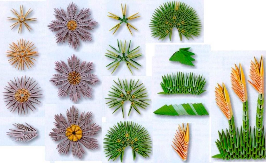 Αρθρωτά κρίνα origami