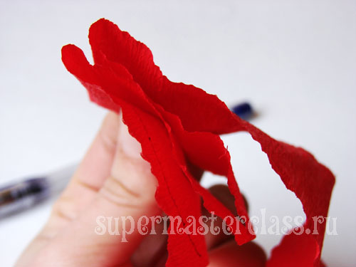 Μπουκέτο κυματοειδείς κρίνοι από χαρτί