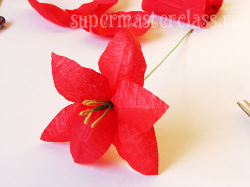 Πώς να φτιάξετε κρίνα από κυματοειδές χαρτί