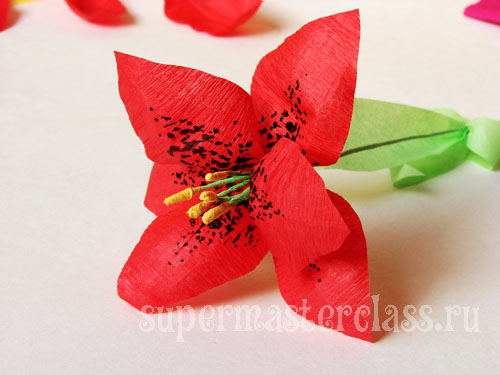 Χάρτινα κρίνα: master class