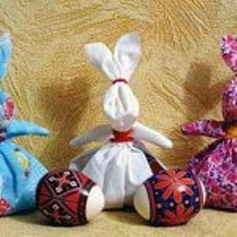 DIY القماش عيد الفصح الأرنب