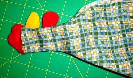 كيفية خياطة الديك من القماش