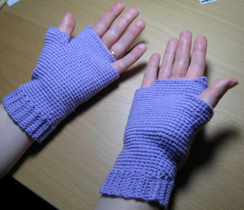 كيفية الحياكة والقفازات الكروشيه - رجال ونساء وأطفال