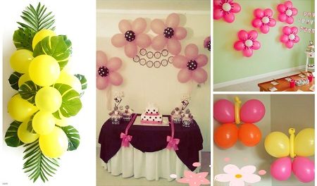 kuinka sisustaa huone ilmapalloilla ilman heliumia