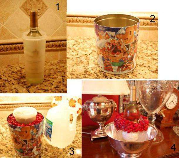 muligheder for at servere vin til det nye år