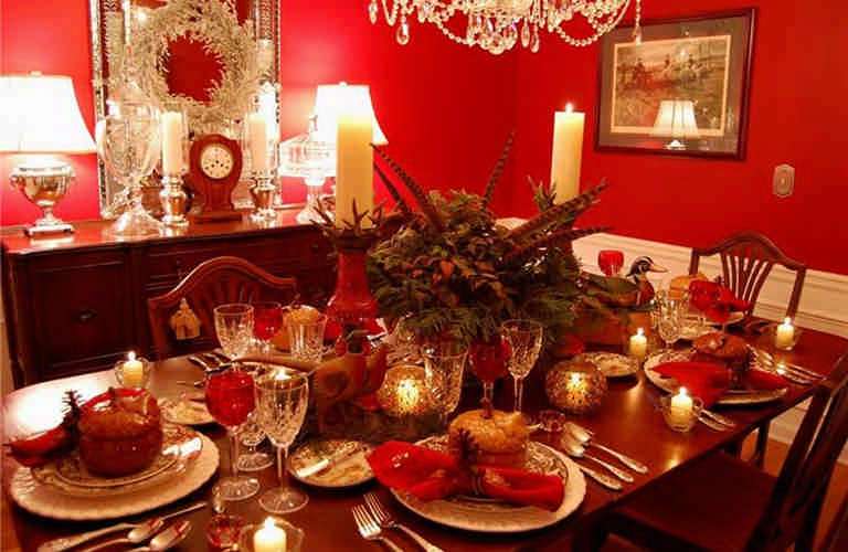 festlige borddekorationsideer