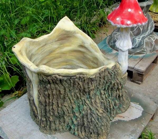 Ποια προϊόντα μπορούν να κατασκευαστούν από τσιμέντο για έναν κήπο