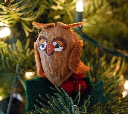 χριστουγεννιάτικα παιχνίδια από καρύδια