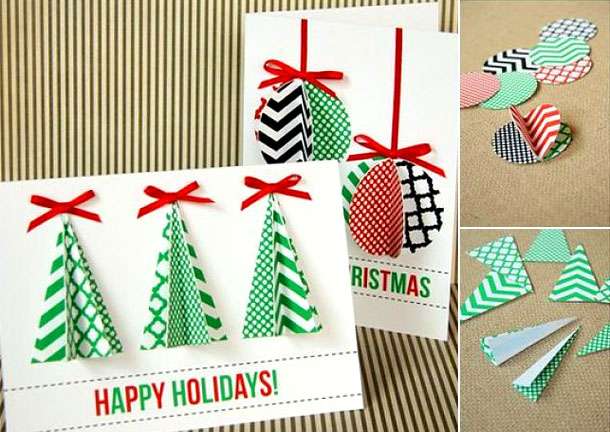 kuinka tehdä postikortti uudelle vuodelle