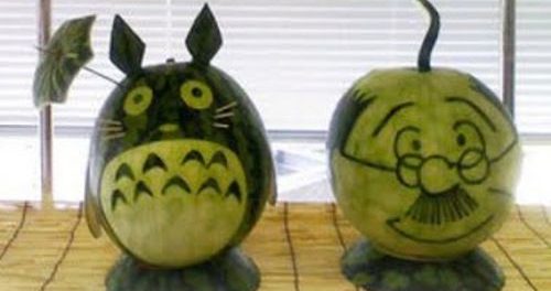 DIY vyrezávanie na vodnom melóne