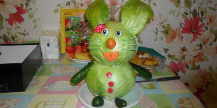 detské remeslá zo zeleniny a ovocia na výstavu krok za krokom