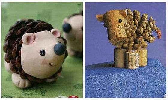 smukt efterårshåndværk i børnehaven