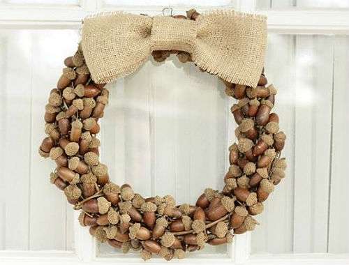 håndværk fra efterårsmaterialer i børnehaven