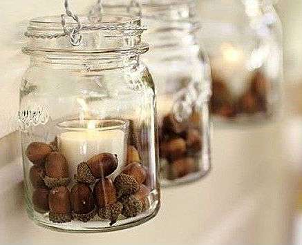 håndværk fra efterårsmaterialer i børnehaven