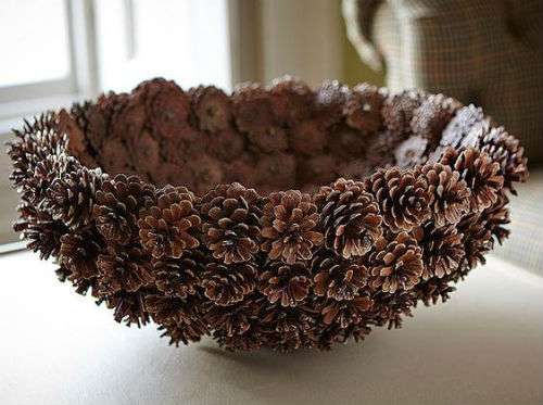 håndværk fra efterårsmaterialer i børnehaven