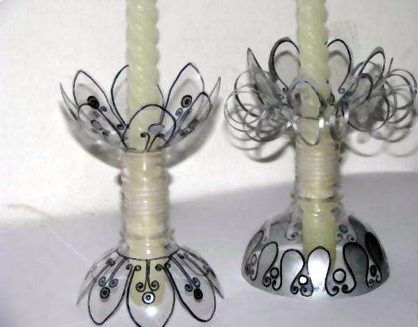 muovipulloja käsitöitä valmistusohjeiden antamiseksi