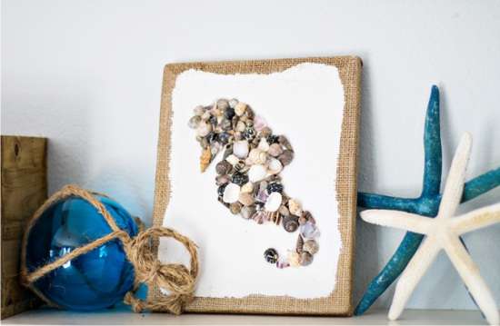 صور الحرف اليدوية من صدف البحر