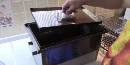 Kuuma tupakointi tuottaa aina rasvaa. On tarpeen tehdä lokero, johon rasva valuu.