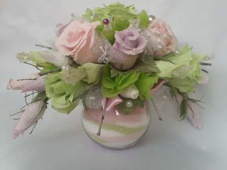 DIY kytica sladkostí. Veľa fotiek. Sladký dizajn