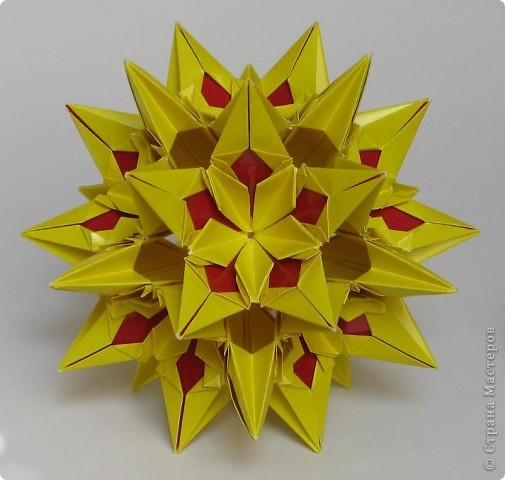 أمثلة صور Kusudama: ما هو - كيفية صنع كرة معيارية سحرية من الورق بيديك ، مخططات لتجميع زهور الأوريغامي